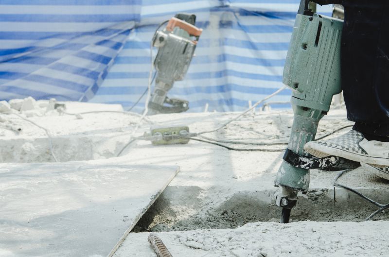 Cement Pad Demolition Equipment